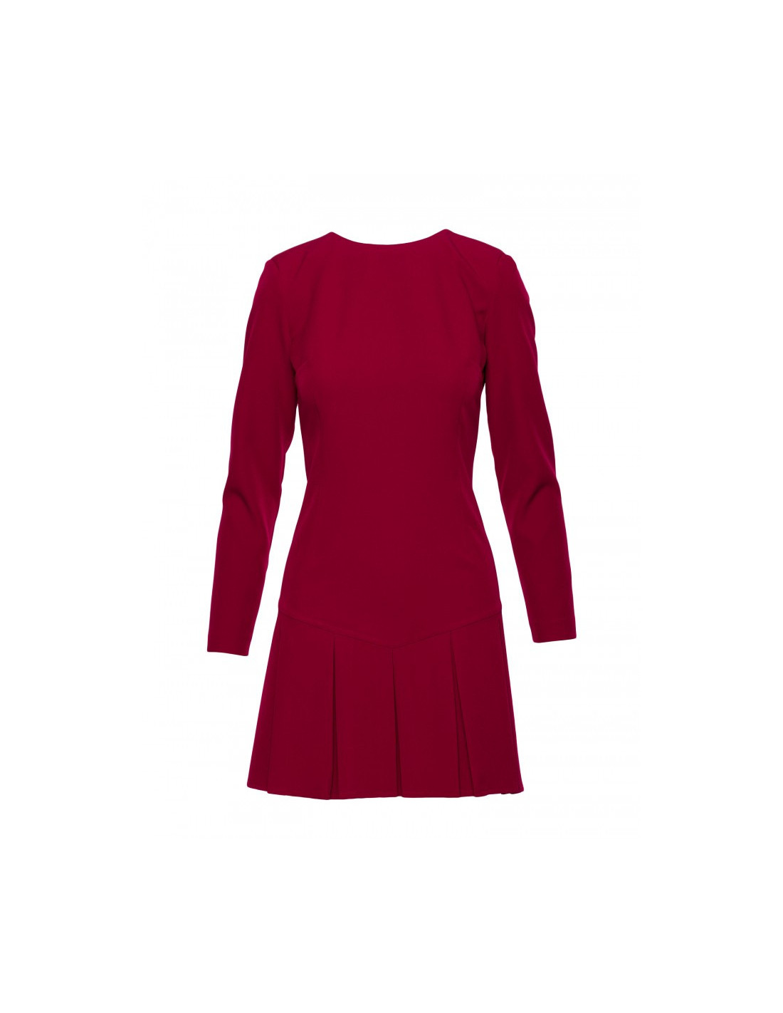 M872 Suknelė su kontrastingomis klostėmis -...