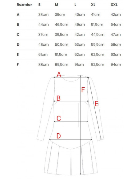 M872 Suknelė su kontrastingomis klostėmis - ruda
