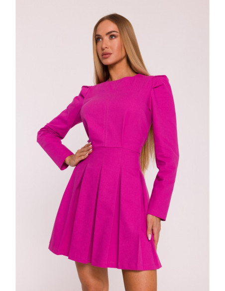 M884 Džinsinė suknelė - rožinė