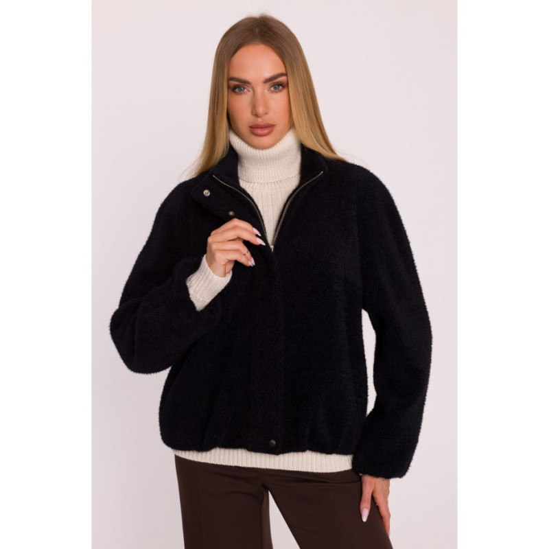 M885 Coat trikotažinė striukė - juoda