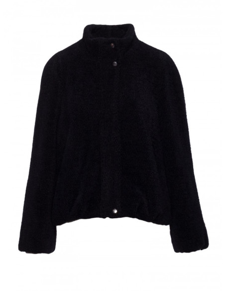 M885 Coat trikotažinė striukė - juoda