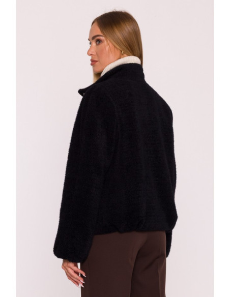 M885 Coat trikotažinė striukė - juoda