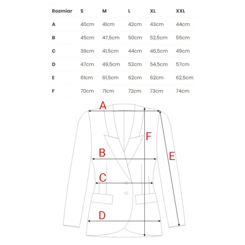 S417 Plono kirpimo švarkas - juodas 2