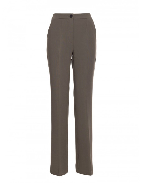 S418 Kostiumo kelnės - chaki spalvos