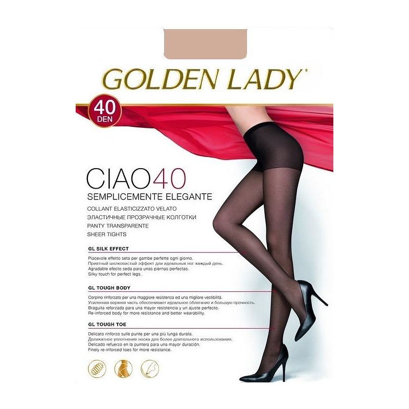 Golden Lady pėdkelnės su likra 2