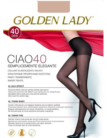 Golden Lady pėdkelnės su likra