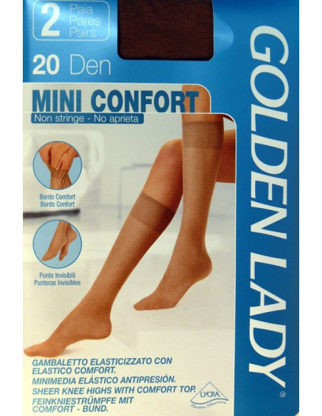 Golden Lady kojinės iki kelių 