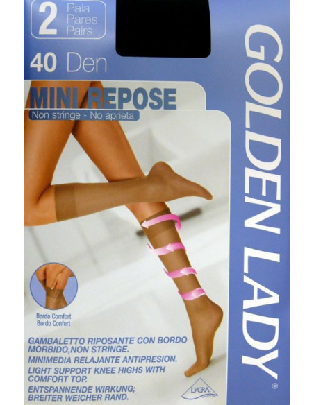 Golden Lady kojinės iki kelių 