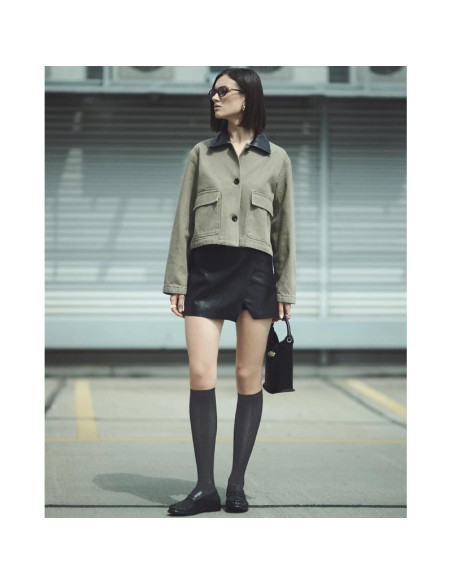 Gabriella kojinės iki kelių su mikrofibra