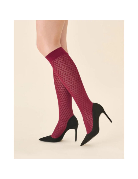 Gabriella kojinės iki kelių su mikrofibra