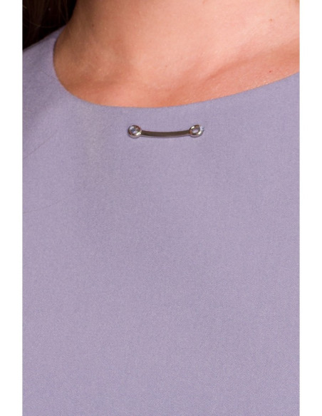 S408 Suknelė be rankovių - balandis