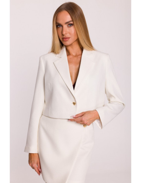 M853 Trumpa striukė - kreminė