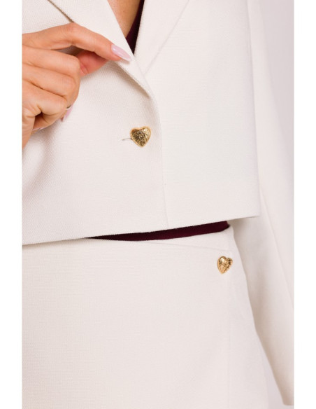 M853 Trumpa striukė - kreminė