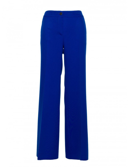 M875 Plačios kelnės - rugiagėlių mėlynos spalvos