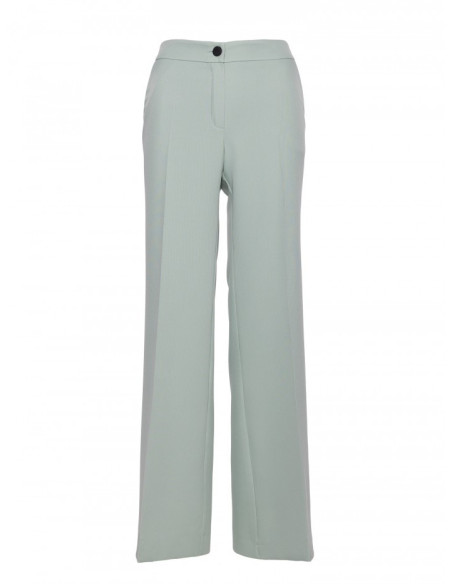 M875 Plačios kelnės - mėtų spalvos