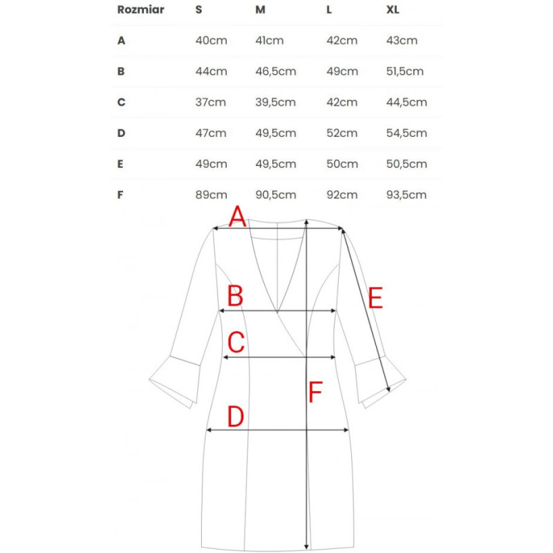 M877 Raštuota suknelė su plačiais rankogaliais - 1 modelis 2