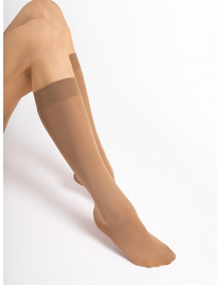 Fiore kojinės iki kelių su mikrofibra