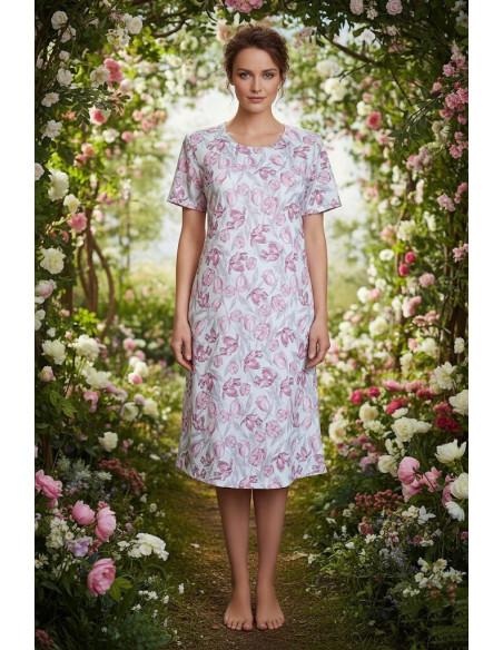 Betina naktiniai trumpomis rankovėmis