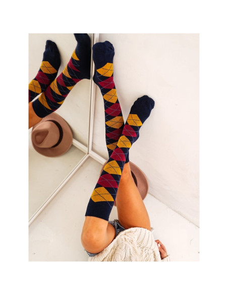 Milena medvilninės kojinės iki kelių 