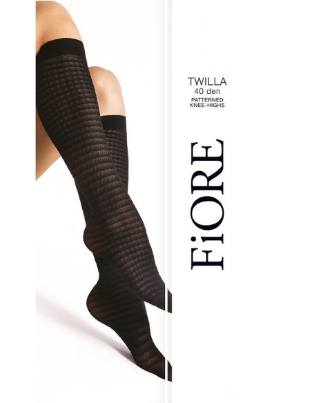 Fiore kojinės iki kelių su mikrofibra