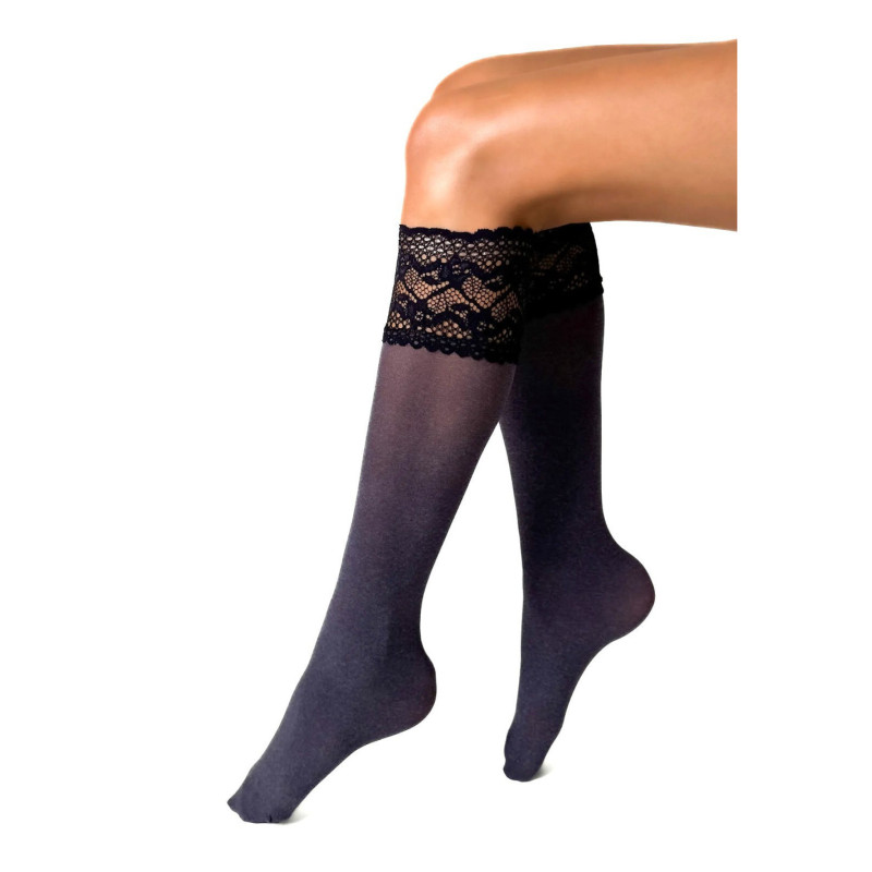 Veneziana kojinės iki kelių su mikrofibra