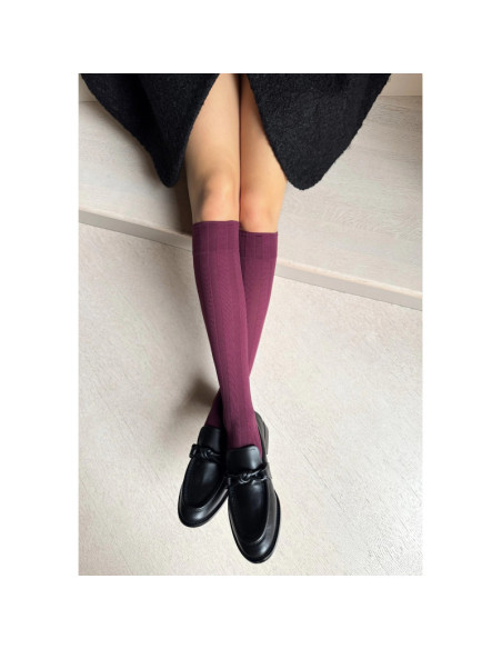 Veneziana kojinės iki kelių su mikrofibra