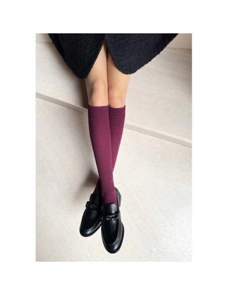 Veneziana kojinės iki kelių su mikrofibra