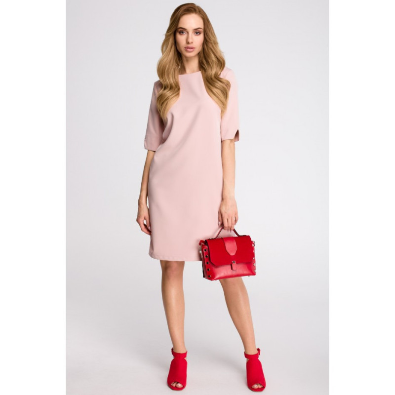 S113 Skardinė suknelė su įžūlia iškirpte nugaroje -...