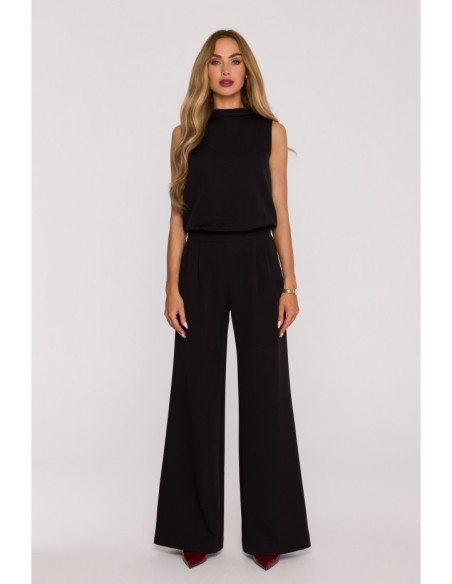 M382 Kombinezonas be rankovių - juodas