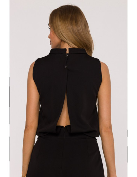 M382 Kombinezonas be rankovių - juodas