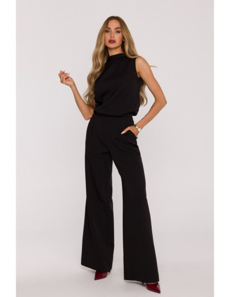 M382 Kombinezonas be rankovių - juodas