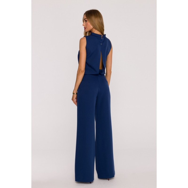 M382 Kombinezonas be rankovių - tamsiai mėlynas 2