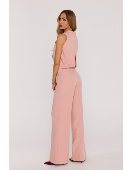 M382 Kombinezonas be rankovių - pudros mėlyna