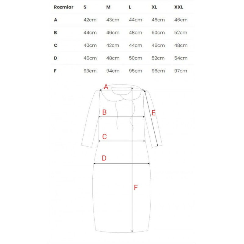 M391 Tiesi megztinė suknelė su apykakle - juoda 2