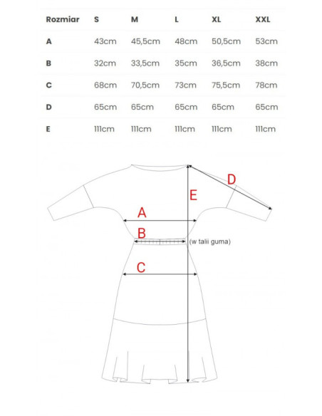 B087 Suknelė ilgomis rankovėmis - juoda