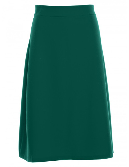 S133 Platėjantis midi sijonas - žalias