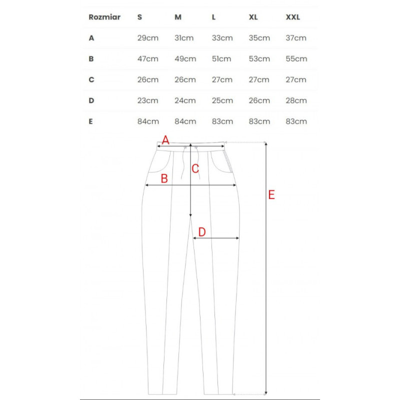 M411 Cigaretės kelnės 7/8 ilgio - ecru spalvos 2