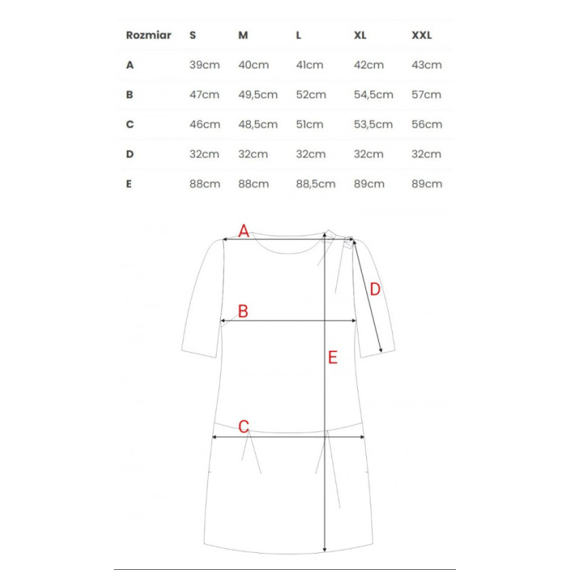M422 Tiesi suknelė su lankeliu ant peties - mėlyna 2