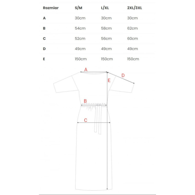 M435 Medvilninė maksi suknelė su diržu - juoda 2