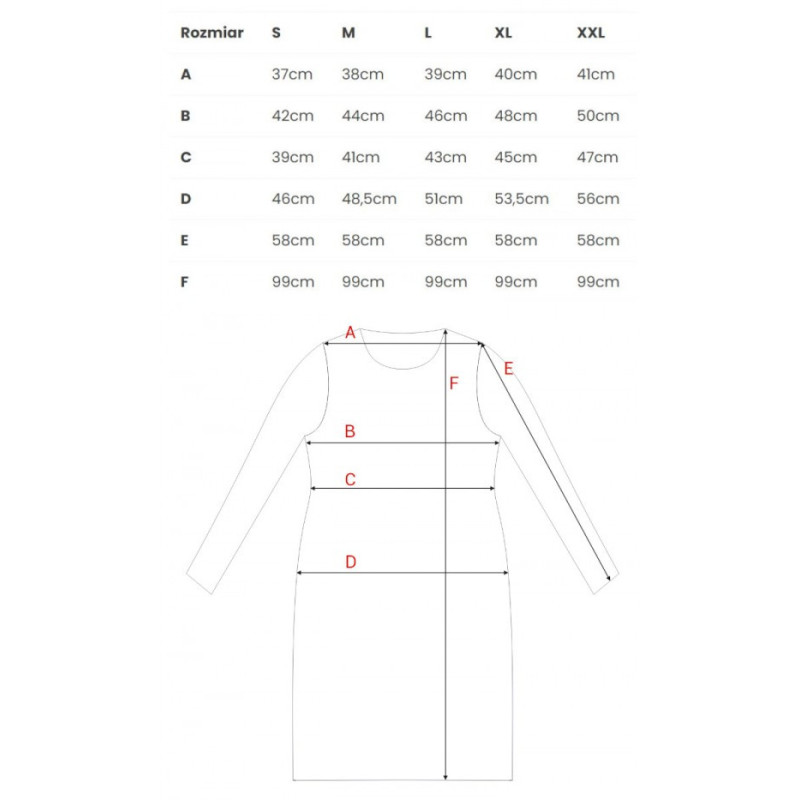 S178 Megztinė suknelė ilgomis rankovėmis - ecru spalvos 2