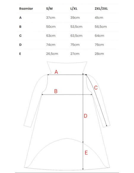 M477 Tunika plačia apykakle - juoda
