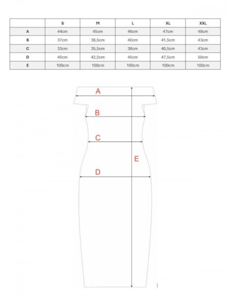 K001 Megzta midi suknelė - raudona
