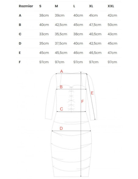 K006 Suknelė su klostėmis - juoda