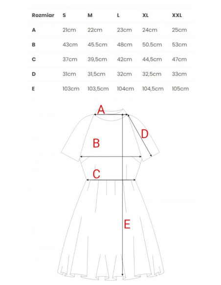 K028 Suknelė su apykakle - raudona