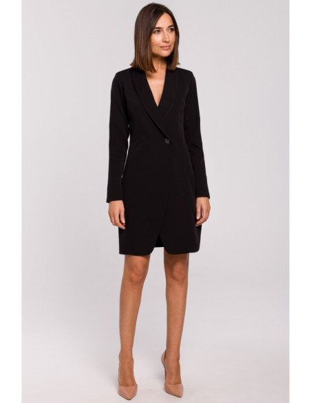 S217 Striukė suknelė - juoda