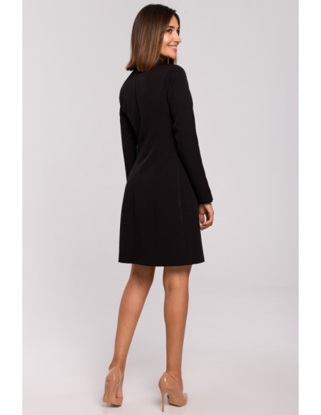 S217 Striukė suknelė - juoda