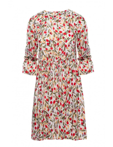 M521 Suknelė su raukiniais - 5 modelis