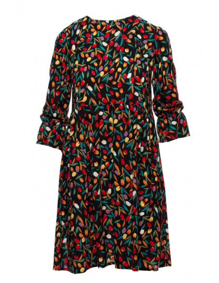 M521 Suknelė su raukiniais - 6 modelis