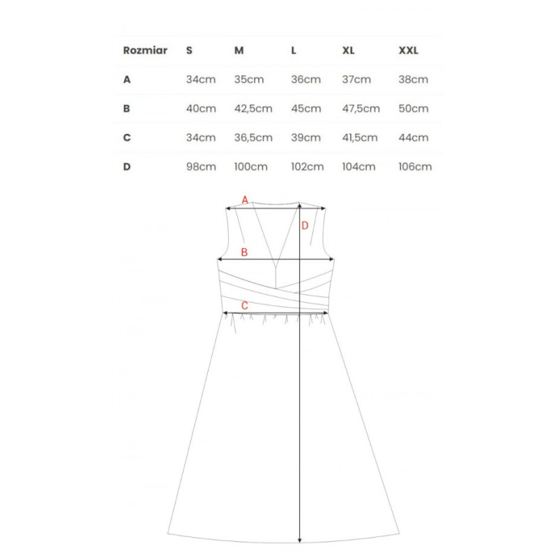 S225 Šifoninė suknelė be rankovių - 1 modelis 2