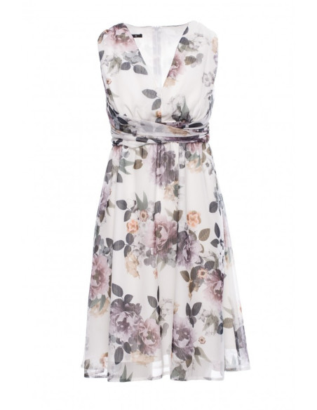 S225 Šifoninė suknelė be rankovių - 1 modelis